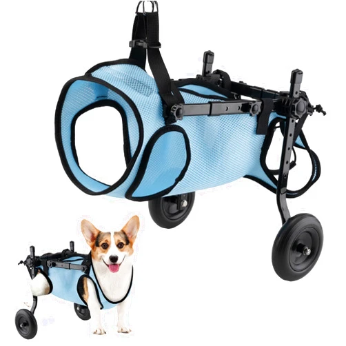 Celestaura Dog Wheelchair for Back Legs, Dog Wheelchair Cart, Doggy/cat Wheelchair with Disabled Hind Legs Walking, Mobility Aids for Small Pets Hind Limbs, Dog Carts with Wheels, Light Weight,S