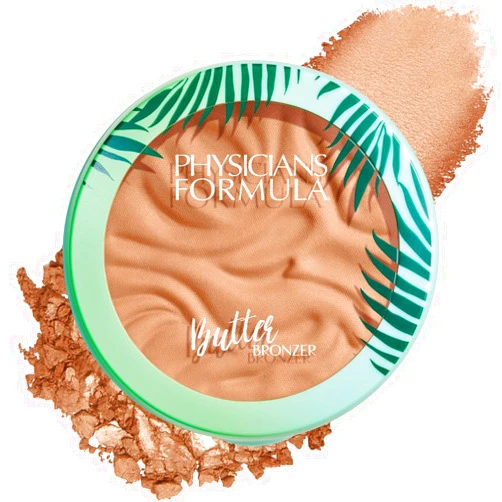 Physicians Formula Murumuru Butter Bronzer, Moisturizing, Nourishing Murumuru Butter for Silky Glow, Dermatologist Tested, Hypoallergenic, Vegan & Cruelty-Free - Sunkissed Bronzer