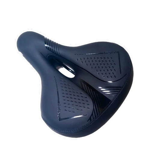 Chaunts Wide Bike Seat Cushion for Men & Women – Soft Wide Bicycle Saddle for Exercise Bikes, Peloton, and Outdoor Bicycles, Inflatable Design