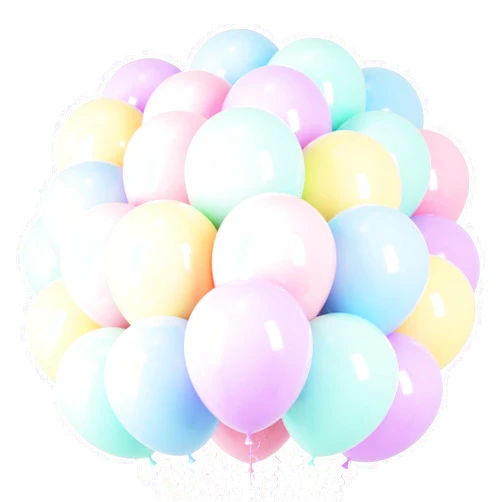 Voircoloria Pastel Balloons, 66pack 12inch Macaron Latex Party Balloons for Graduation, Easter, Wedding, Birthday, Bridal Shower, Rainbow Party, Baby Shower, Anniversary Party Decorations