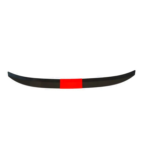 Klanata 3-Piece Glossy Black Rear Trunk Lid Wing Spoiler – Universal Car Styling Upgrade for Sedans and Hatchbacks