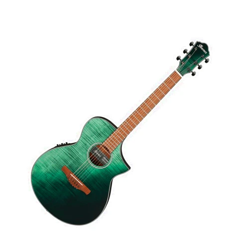 Ibanez AEWC32FMGSF Acoustic-electric Guitar - Dark Green Sunset Fade