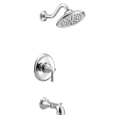 Moen UT3313EP Belfield M-CORE 3-Series 1-Handle Eco-Performance Tub and Shower Trim Kit, Valve Required, Chrome