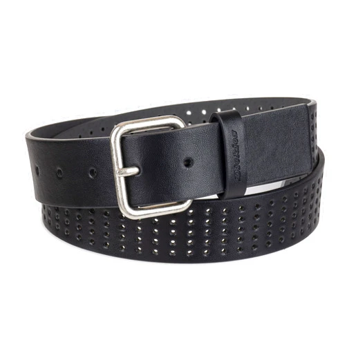 Dickies Women's Multi-Perforated Casual Belt with Square Harness Buckle