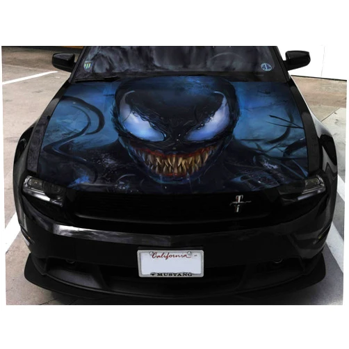 Stikka Vinyl Car Hood Wrap Full Color Graphics Decal Venom Grin Eddie Brock Sticker 54