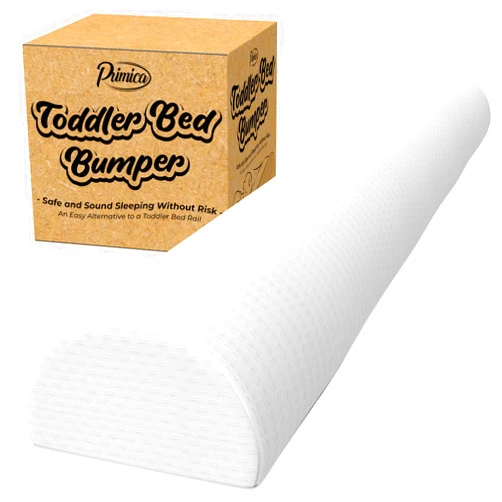 Primica Toddler Bed Bumper, 52 x 7 x 5 “ Bed Bumpers for Toddlers, Foam Bed Rail for Toddlers, Hypoallergenic Bed Bumpers for Queen, King, and Twin Bed (1)