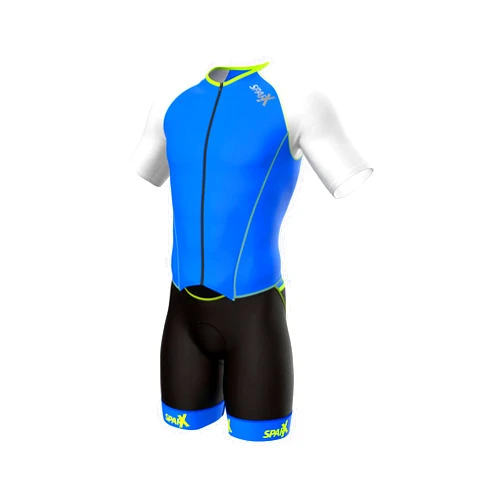 Sparx Sports Sparx Mens Elite Aerosuit Triathlon Suit Mens Short Sleeve Tri Suit Skinsuit
