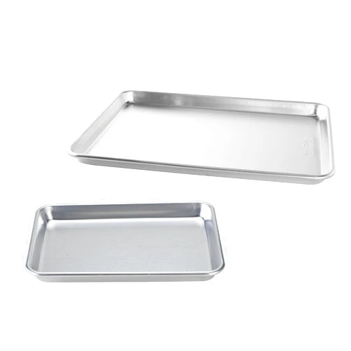 Nordic Ware Natural Aluminum Commercial Baker's Half Sheet and Baker's Quarter Sheet