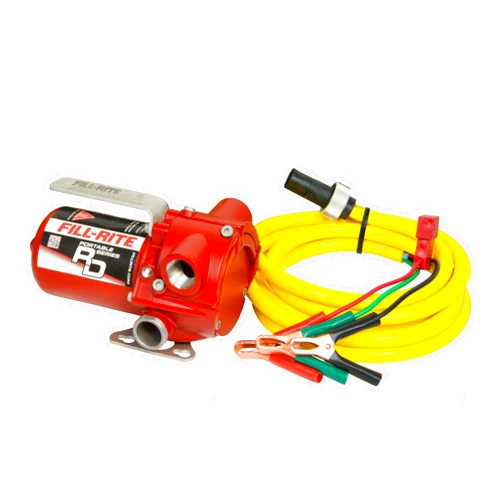 Fill-Rite RD812NN 12V 8 GPM Portable Fuel Transfer Pump (Pump Only w/Power Cable/Clips)
