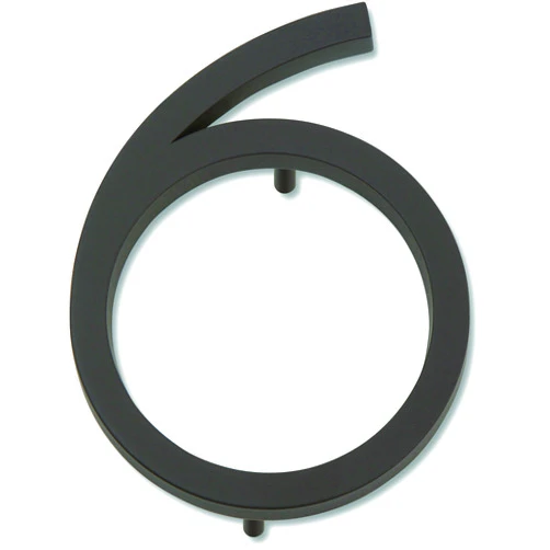 Atlas Homewares AVN6-O Modern Avalon House Number, Six, Aged Bronze