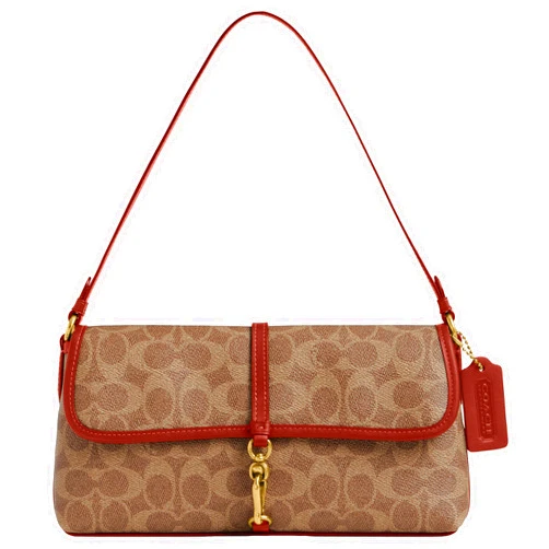 Coach Coated Canvas Signature Hamptons Bag