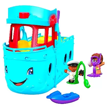 Fisher-Price Little People Travel Together Friend Ship, 2-in-1 Toddler Playset