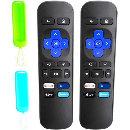 Generic Replaced Remote Control Only for Roku Box, Compatible for Roku (HD,LT,XS,XD),for Roku Express,for Roku Premiere(NOT for Roku Stick and Roku TV)(Pack of 2)
