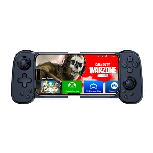 Joso Phone Controller for iPhone/Android/PC, D6 Wireless Game Controller for Switch/PS3/PS4 with Hall Joystick/Turbo/6-Axis Gyro/Dual Motor, iOS Android Controller Support Cloud Gaming/Remote Play