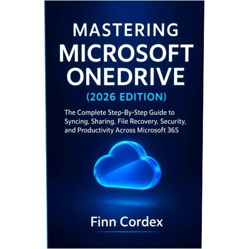 Finn cordex MASTERING MICROSOFT ONEDRIVE: THE COMPLETE STEP-BY-STEP GUIDE TO SYNCING, SHARING, FILE RECOVERY, SECURITY, AND PRODUCTIVITY ACROSS MICROSOFT 365