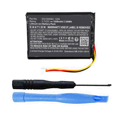 MPF Products 1050mAh 533-000084 Battery Replacement Compatible with Logitech Harmony Ultimate 915-000201 & Harmony Touch 915-000198 Remote Controls