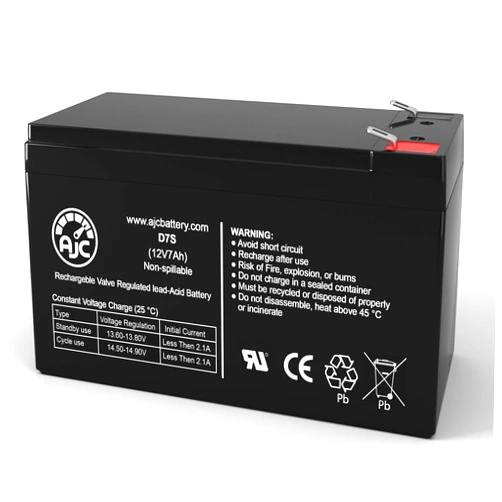 AJC Battery Compatible with Long Way LW-6FM7.2J 12V 7Ah Sealed Lead Acid Battery