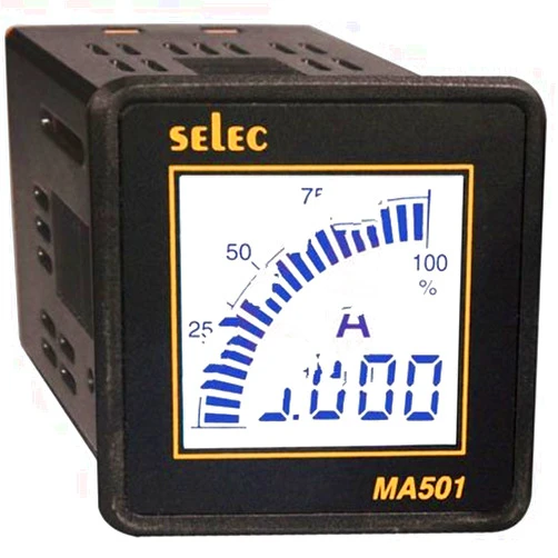 Altech MA501-110V-CU , Current Meter, 4-Digit LCD w/Backlight, 1/16 DIN, 110 VAC +/-20%(50Hz), Panel Mt
