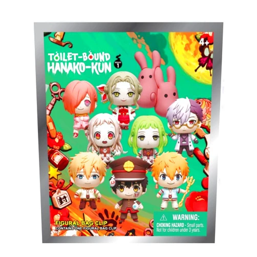 Monogram Toilet - Bound Hanako-Kun Figural Bag Clip Series 1-3D Foam Figural Bag Clip in Blind Bag