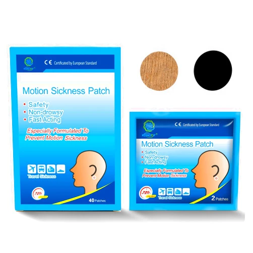 KONGDY 40 Count Motion Sickness Patches, Non Drowsy Sea Sick Patches for Boat Rides, Ships, Behind Ear Motion Sickness Patch for Cruise Travel