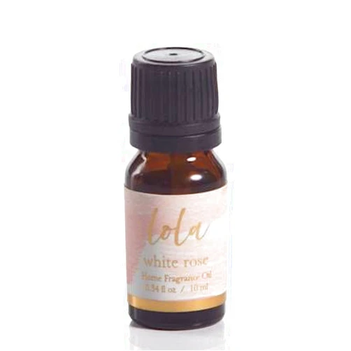 Zodax White Rose Refill Lola Porcelain Diffuser -1.7 oz