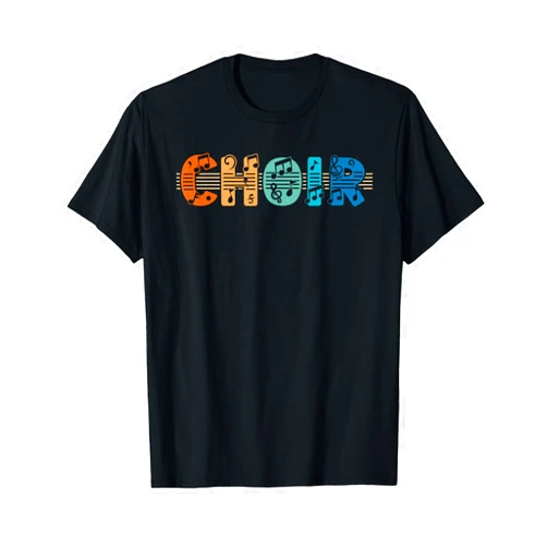 SHIRTSIDE Choir Choir Retro Singer Music Group Teacher Choir Directors T-Shirt
