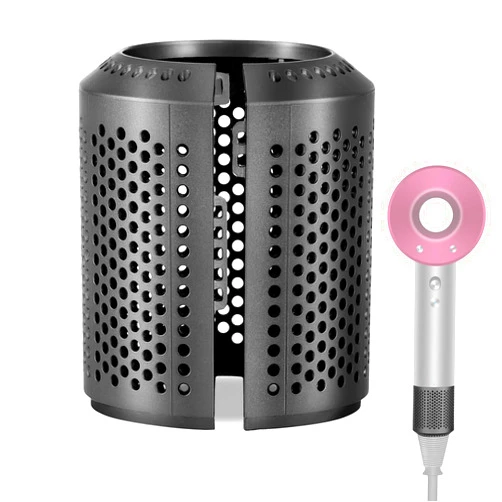 Odashen Updated Detachable Dustproof Outer Filter Cover for Dyson Supersonic HD15 HD01 HD03 HD08 Hair Dryer Attachment, Part Opening Design