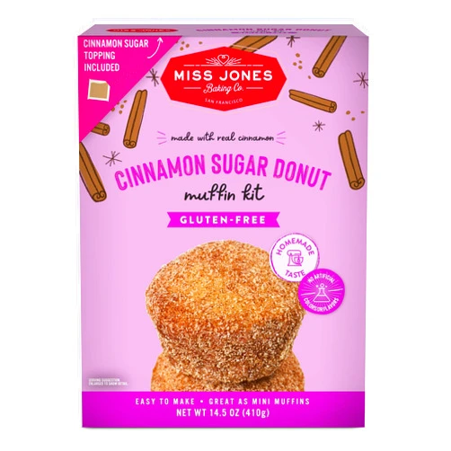 Miss Jones Baking Gluten-Free Cinnamon Sugar Donut Muffin Kit