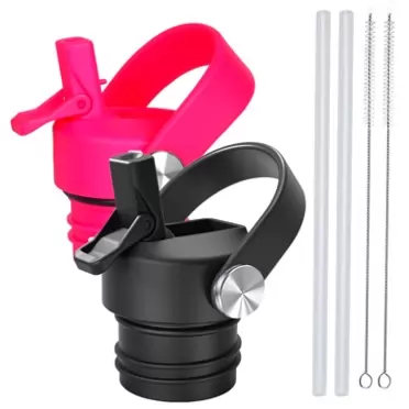 POYAKU Straw Lid for Hydro Flask Standard Mouth & Iron Flask, Dust Cover Lid Fits Standard Mouth Hydroflask, Sports Water Bottle Accessories Replacement Straw Lid (Patented) Heihong