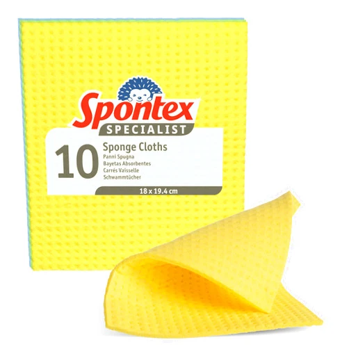 Spontex Specialist Sponge Cloths (Pack of 10)