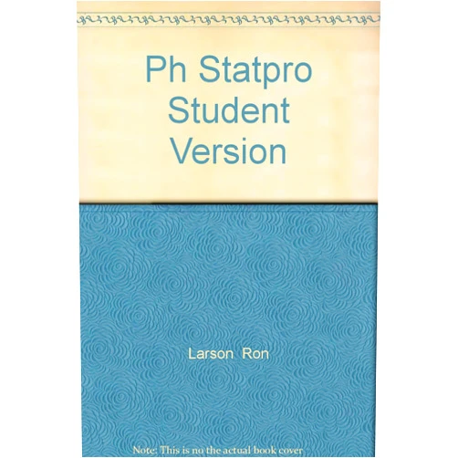 By Larson Ron (Author) PH StatPro: Student Version