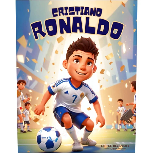 Little Believer's Library Cristiano Ronaldo - Children's Story Book: Incredible Biography of CR7. A Great Football/Soccer Player - Animated with Illustrations to Inspire Kids (Kids Who Dared to Dream)