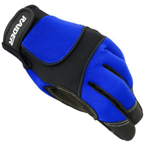 Raider Unisex-Adult MX Gloves (Blue, XX-Large)