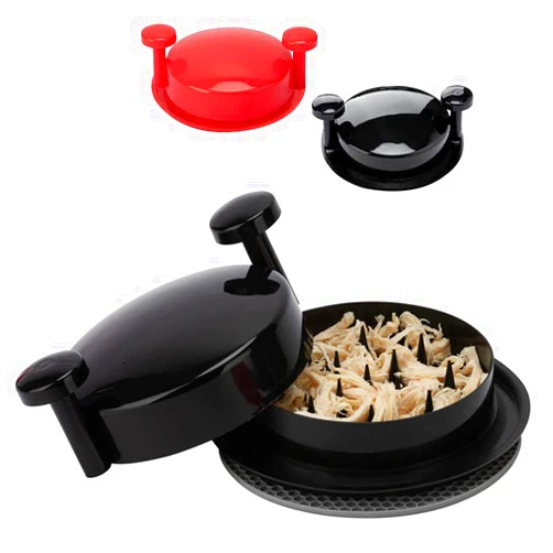 Fatdaa Chicken Shredder Shred Machine - Handles Meat Shredding Tool ，Alternative to Bear Claws Meat Shredder and for Pulled Pork,Beef and Chicken (black)