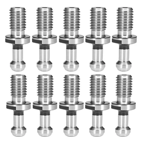 Vkinman CAT40 45° Pull Stud Retention Knob Fits HAAS CAT 40 CNC Tool Holder Mitsubishi Toshiba Daewoo OKK Kitamura Kira Kia, etc. (10-Pack)