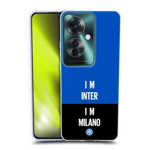 Head Case Designs Officially Licensed Inter Milan Inter Milano Logo Soft Gel Case Compatible with Oppo Reno11 F 5G / F25 Pro 5G
