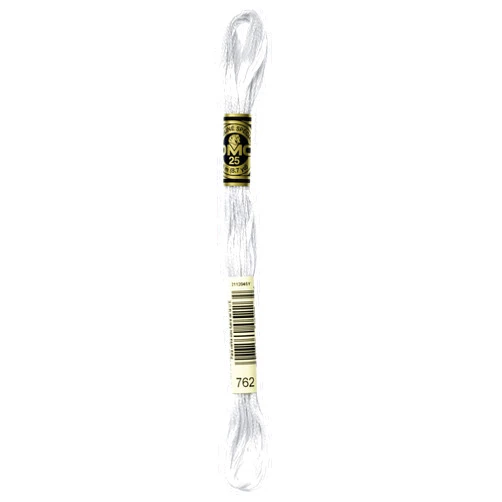 DMC Thread 6-Strand Embroidery Cotton 8.7 Yards Very Light Pearl Grey 117-762 (12-Pack)