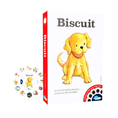 Moonlite Storytime Biscuit Storybook Reel, A Magical Way to Read Together, Digital Story for Projector, Fun Sound Effects, Toddler Early Learning Gifts for Kids Ages 36 Months and Up