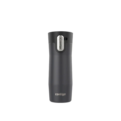 Contigo West Loop 3.0 Stainless Steel Insulated Travel Mug, Leak Proof with AutoSeal Lid, 16oz, Matte Black