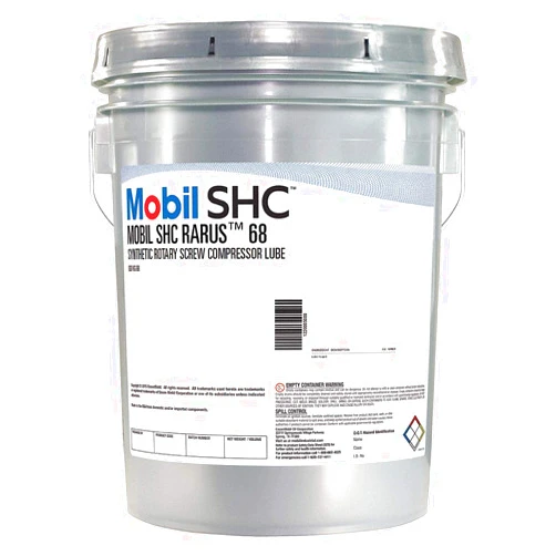Mobil Compressor Oil, 5 gal, Pail, ISO VG 68