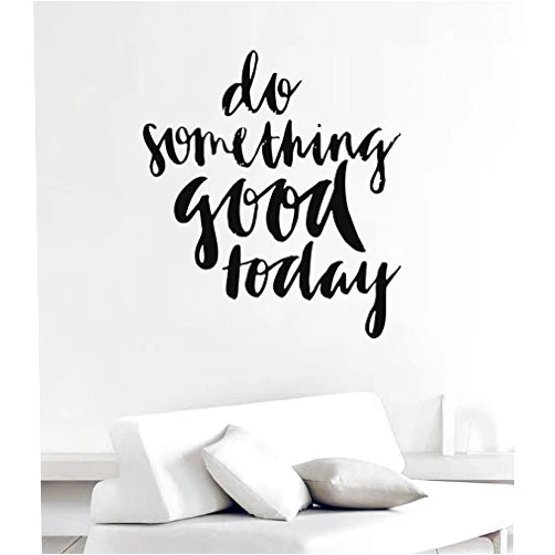 USA Decals4You Greate Decal Motivational Vinyl Wall Decals Inspirational Quotes Do Something Good Today Sign Words Decor Stickers Vinyl Murals MK2086