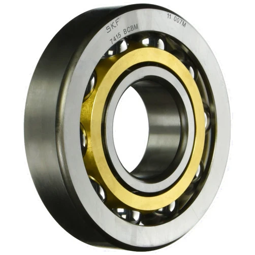 SKF 7412 BCBM Heavy Series Angular Contact Ball Bearing, ABEC 1 Precision, Universal Mounting, 40° Contact Angle, Open, Brass Cage, Normal Clearance, 60mm Bore, 150mm OD, 35mm Width