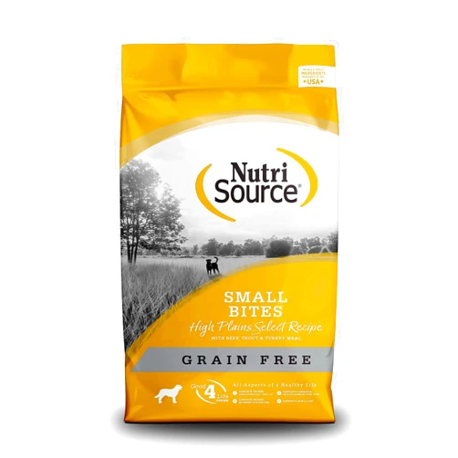 Nutrisource Grain Free High Plains Select Small Bites 5Lb