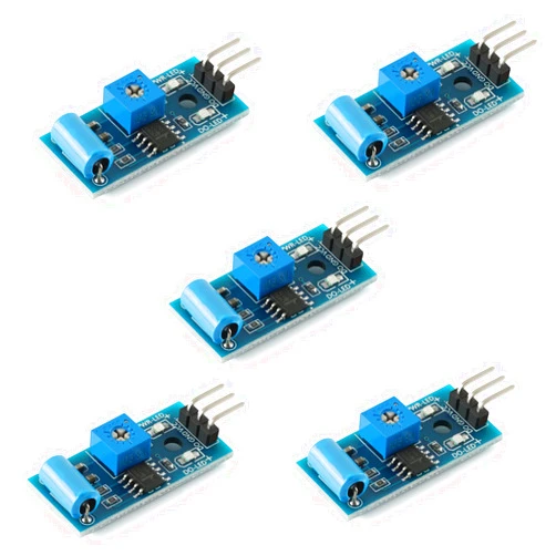 EC Buying 5Pcs SW-420 Vibration Sensor Module Vibration Switch Alarm Sensor Module for Arduino