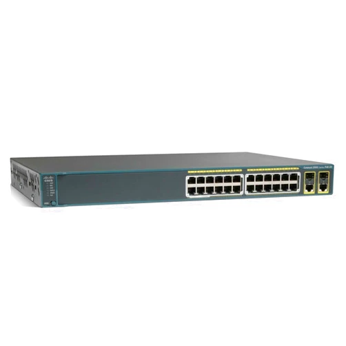 Cisco WS-C2960-24PC-S Catalyst 2960 24 10/100 Poe + 2 T/sfp LAN Lite Image (Renewed)
