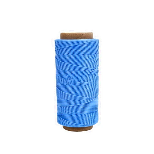 Topaquatic 0.8mm 1 roll Flat Wax line Polyester Leathercraft Small Waxed Thread for Leather Sewing (18)