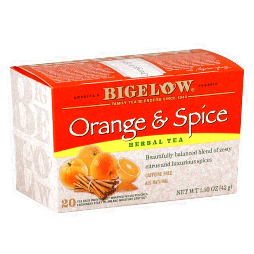 Bigelow Tea Orange and Spice Tea, 20 ct 20 Count (Pack of 1)