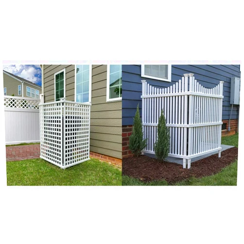 Zippity Outdoor Products Enclo Privacy Screens ZP19047 Highland Lattice Privacy Screen (2-Pack), White & Enclo Privacy Screens ZP19036 Huntersville Privacy Screen, White …