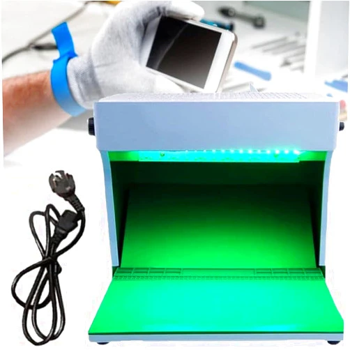 YXCMD Vertical Laminar Flow Hood Air Flow Clean Bench,Double-Fan Designed Dust-Free Workbench Workstation Table for Phone LCD Repair/Workshop/Lab/Facilit