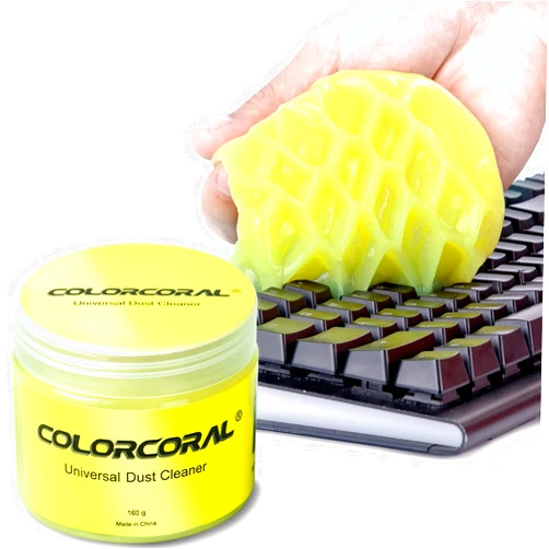 COLORCORAL Cleaning Gel Universal Dust Cleaner for PC Keyboard Cleaning Car Detailing Laptop Dusting Home and Office Electronics Cleaning Kit Computer Dust Remover from 160g